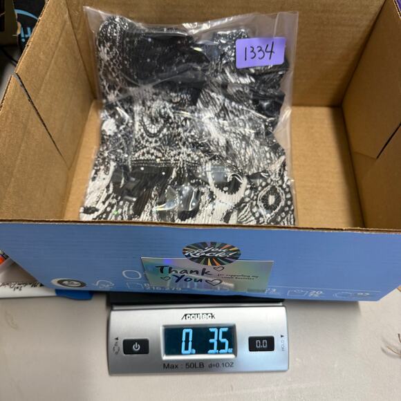 Vintage Brittany Black M Plisse Graphic Top Twist Whimsygoth Paisley Sequin 90s - Picture 7 of 7